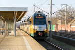 ET 445.101 (445 101-9) ODEG - Ostdeutsche Eisenbahn GmbH als RE4 (RE 56564) von Rathenow nach Ludwigsfelde in Rathenow. 26.12.2017