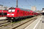 Die Neue bei DB: 245 005 steht am 4 Juni 2015 in München Hbf.