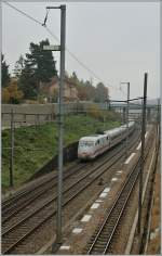 Ein ICE von Bern nach Berlin Ostbahnhof erreicht Liestal.
6. Nov. 2011