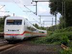 ICE 2  Riesa  5402 009/5808 009 als Ersatzzug ICE 2906 auf dem Weg nach Flensburg. Schleswig 05.09.2015(1217)
