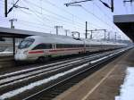 ICE-T  Homburg/Saar  und ICE-T  Marburg  als ICE Doppelzug nach Hamburg Altona am 07.02.10 in Fulda