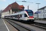 SBB: Flirt RABe 526  Seehas  in Konstanz am 7.