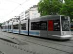 Dsseldorf Stadtzentrum  ,fahrt der L.709,am 31.7.2010,Dsseldorfer Rheinbahn