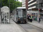 Dsseldorf Hbf, fahrt der L. E704 am 31.7.2010 aufgenommen ,Dsseldorfer Rheinbahn