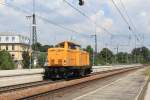 213 333-8 fhrt am 10. August 2013 in den Bahnhof von Traunstein ein.