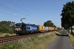 193 608 mit einem Containerzug am 26.