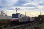 186 287 und 189 618 mit einer dazwischen mit fahrenden 186-er von  Kombi-Verkehr  am 10.