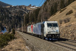 185 661-6 und 185 664 von  Kombi Verkehr  waren am 19.