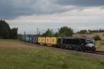 193 606 mit einem Containerzug am 28.