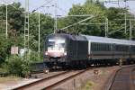 MRCE ES 64 U2 - 061 mit IC 1981 bei der Einfahrt in den Rendsburger Bhf.27.07.2012