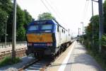 MAK 2700-05 am Zugende eines Regionalzuges der  NOB  auf dem Weg nach Hamburg.