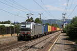 193 118 mit einem Containerzug aus Salzburg kommend am 1.