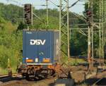Ein einzelner Waggon(Sdgnss CH-Wascosa) abgestellt in Schleswig ist eiigentlich nix besonderes wenn da nicht....