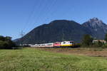 111 095 und 111 189 mit dem  IC Knigssee aus Berchtesgaden kommend am 20.