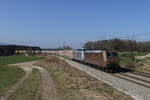 185 538  Pure Gold  und 185 418 auf dem Weg nach Salzburg.