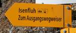 (285'225) - Wegweiser zum PostAuto am 5.