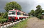 Eisenbahnbilder/361567/neg-t71-im-stadtgebiet-von-niebuell NEG T71 im Stadtgebiet von Niebüll (18-08-2014)