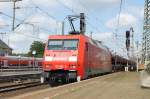 Eisenbahnbilder/88195/152-086-5-mit-gueterzug-in-fulda 152 086-5 mit Gterzug in Fulda