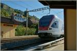 Der Zug nach Lausanne kommt...
(Oder Zugsankunft aus der Sicht des wartenden Reisenden)
St Saphorin, den, 3.9.2013