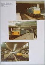 EinBlick in mein Fotoalbum: London Euston zur Zeit der Britisch Rail.