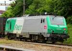 SNCF 437056 beim Systemwechsel, Basel SBB, 01.06.12