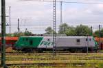 SNCF E 437041-7 abgestellt am Stellwerk Alte Süderelbe in Hamburg. 29.05.2014