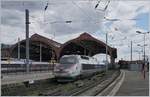 Der TGV Triebzug 507 steht in Strasbourg.