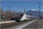 Grosskampftag bei der SNCF: Winterferien in Frankreich! Und so kommt auch TGV Verkehr auf die nur im Nahverkehr betrieben Strecken Annemasse - St-Gervais-les Bains-Le Fayet, wie der hier zu sehende