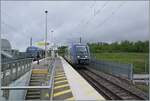 Die SNCF X 73755 undX 73756 kreuzen sich in Meroux. Die  Walfische  sind auf der Strecken Delle - Belfort im Einsatz.

20. Mai 2026