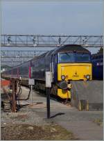 class-57/344438/die-first-great-western-57-602 Die First Great Western 57 602 im Train Depot bei Penzance. 
18. Mai 2014