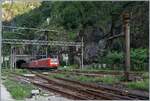 Die DB 185 133-6, 140-1 und 185 101-3 sind mit ihrem Tonerdezug in Iselle di Trasquera in Richtung Domo II unterwegs.