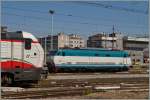 Knapp erwischt: die FS 44 115 (UIC N° 91 83 2444 115-6 I-TI) in Milano Centrale. 
5. Mai 2014