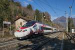 So könnte der EuroCityExpress Einsatz ECE 52 von Milano nach Frankfurt ab Fahrplanwechsel aussehen: Zwei SBB RABe 503 als EC 52 auf der Fahrt von Milano nach Basel SBB.