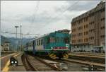 Die beiden FS Dieseltreibwagen Aln 663 1162 und 1166 sind aus Novara eingetroffen und werden nun weggestellt.
22. Mai 2013