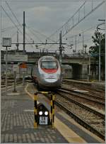 Ein Trenitalia ETR 600 von Venezia nach Rom verlsst Bologna.