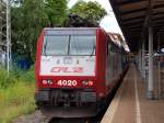 CFL 4020 stand mit einem Regionalzug im Bahnhof Trier und wartete auf ihren nchsten Einsatz. Gesehen am 30.7.