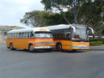 FBY 716 & EBY 487    716 - 1939 Leyland TS with 1958 built Aquilina B36F bodywork.