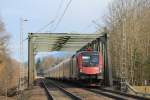 1116 217-9 auf der Brcke ber die Tiroler Ache bei bersee am 10.