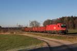 1116 088-6 mit einem kurzen Gterzug auf dem Weg nach Salzburg.