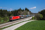 1116 043 mit einem Autozug aus Salzburg kommend am 9.