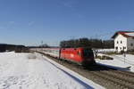 1116 026 und 1116 186 mit einem EC auf dem Weg nach Salzburg.