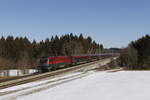 1116 207 mit einem  Railjet  aus Salzburg kommend am 23.