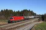 1116 253 mit einem Kesselwagenzug aus Salzburg kommend am 31.