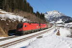 1116 142 und 1016 019 waren mit einem gemischten Gterzug am 15.