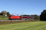 1116 062 mit einem  Railjet  aus Salzburg kommend am 28.