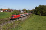 1116 086 war mit einem  EC  am 29. April 2026 bei Lauter auf dem Weg nach M�nchen.