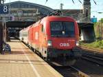 1116 199-9 kam mit dem EN 490  Hans Albers  aus Wien West nach Hamburg gefahren. 03.06.11