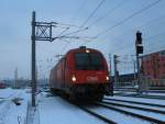 1216 238 bei der Einfahrt in den Salzburger Hauptbahnhof am 8.