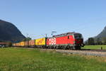 1293 019 war mit LKW-Aufliegern am 15.