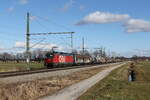 1293 185 mit einem gemischten Gterzug aus Salzburg kommend am 5.